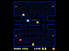 PACMANのゲーム画像